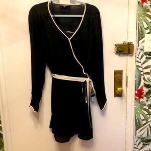 Michael Stars Wrap Style Dress w Waist Tie